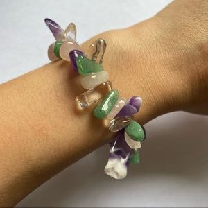 Multi Semi Precious Stone Bracelet